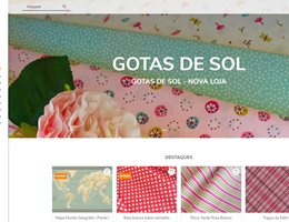 Nova loja online Gotas de Sol