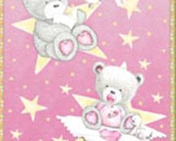 Urso Estrela – Rosa ( Painel )