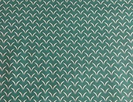 Traço Branco sobre Verde petróleo