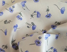 Papoila Azul alilazado Cinza