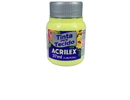 Tinta para tecido Fosca 37ml – Amarelo Bebé – 808