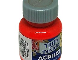 Tinta para tecido Fosca 37ml – Vermelho vivo – 541