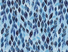 Folhas Pétalas - Azul Indigo
