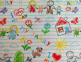 TE2246 - Desenho de criança - My Family