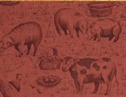 Animais na quinta – Castanho Cerâmica