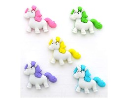 Conjunto botões aplicações Dress It Up – 10410 – Fantasy Unicorns – Unicornios