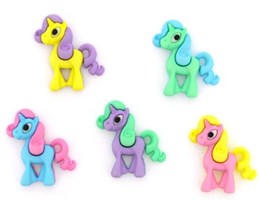 Conjunto botões aplicações Dress It Up – 10522 – Unicorn Squad-Unicornio