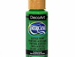 Tinta Acrílica Americana Decoart 59ml – DA230 – Festive Green - Verde festivo