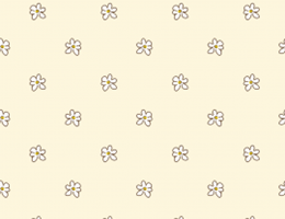 Mini flores - Tons castanho amarelo pérola - 14007 Teddy