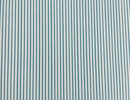 Risca fina - Branco/Azul 