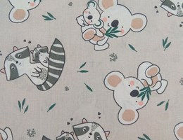 Amizade - Koala- Fundo bege suave