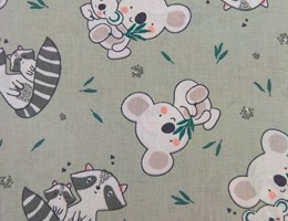 Amizade - Koala- Fundo verde suave
