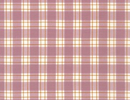 Quadrado rosa/branco - risca laranja discreta