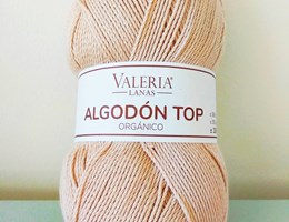 Fio Algodon Top Orgánico – 0089– Bege suave 100Grs