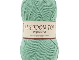 Fio Algodon Top Orgánico – 298 – Verde  Mar 100Grs