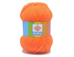 Lã Baby BMG – 605 Laranja