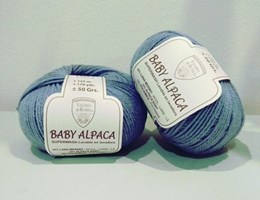 Lã Baby Alpaca da Valeria di Roma – 022 Azul acinzentado