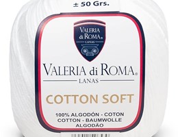 Fio Cotton Soft  - 000- Branco – 50Grs