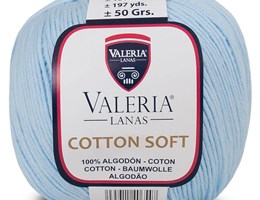 Fio Cotton Soft  - 001 – Azul Bebé – 50Grs