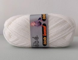 Fio O Bébé – 1 – Branco ligeiramente pérolado  – 50 Grs