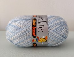 Fio Pinókio – 103 – Mesclado Azul  – 50 Grs