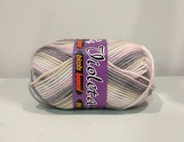 Fio Violeta – 16 – Mesclado Rosa Cinza  – 50 Grs