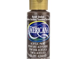 Tinta Acrílica Americana Decoart 59ml – DA064 – Burnt Umber – Castanho