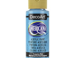 Tinta Acrílica Americana Decoart 59ml – DA268 – Turquoise Blue – Azul turquesa