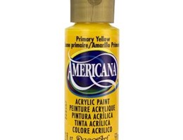 Tinta Acrílica Americana Decoart 59ml – DA201 – Primary Yellow – Amarelo primário