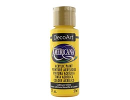 Tinta Acrílica Americana Decoart 59ml – DA010 – Cadmium Yellow – Amarelo Cádmio