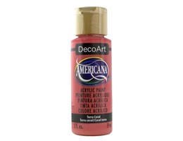 Tinta Acrílica Americana Decoart 59ml – DA286 – Terra Coral – Coral antigo