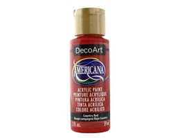 Tinta Acrílica Americana Decoart 59ml – DA018 – Country Red – Vermelho Country
