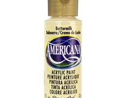 Tinta Acrílica Americana Decoart 59ml – DA03 – Buttermilk – Creme de leite – Marfim
