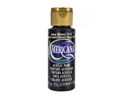Tinta Acrílica Americana Decoart 59ml – DA067 – Lamp ( Ebony) Black – Preto