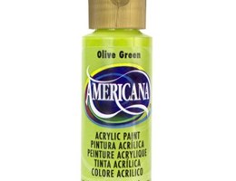 Tinta Acrílica Americana Decoart 59ml – DA056 – Olive Green – Verde azeitona claro