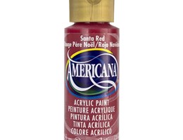 Tinta Acrílica Americana Decoart 59ml – DA170 – Santa Red – Vermelho Natal
