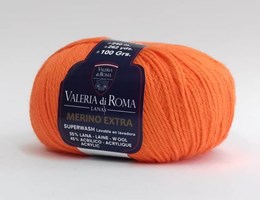 Fio Merino Extra – 009 – Laranja 100Grs