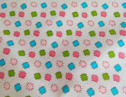Quadrado com traço – Rosa Turquesa Verde