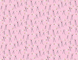 A tranquilidade dos flamingos