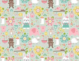 Infantil lindo menta