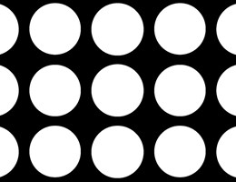 Bolas brancas grandes (2,5) sobre preto