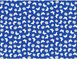 Borboletas e Margaridas – Azul
