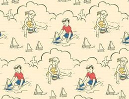 Meninos a brincar na areia