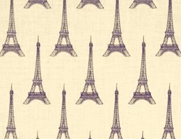 Tour Eiffel Sépia sobre Bege