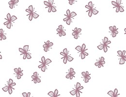 Borboletas – Malva Branco