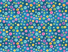 Bolas Pintas coloridas Aguarela – Azul